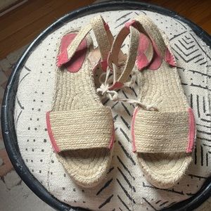 Intentionally Blank Platform Espadrilles
